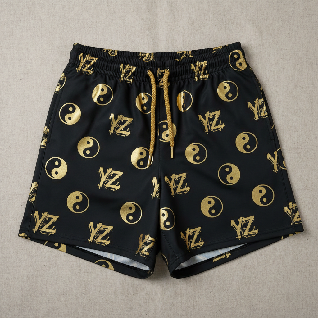 H.O.E All-Over Pattern Shorts